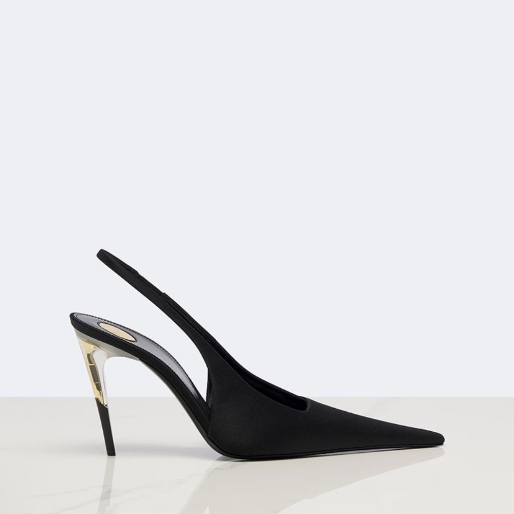 Women Satin Pointed‑Toe Stilet - đánh giá và giá Formal Dress