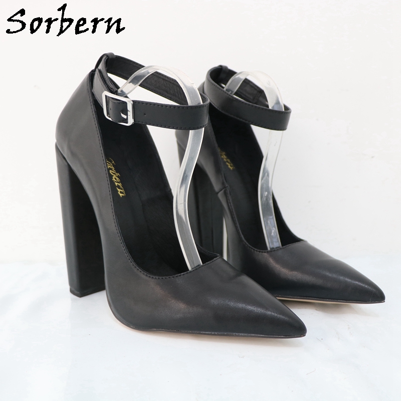 Sorbern Large Size Eu47 Women  - đánh giá và giá Pump Heel Block