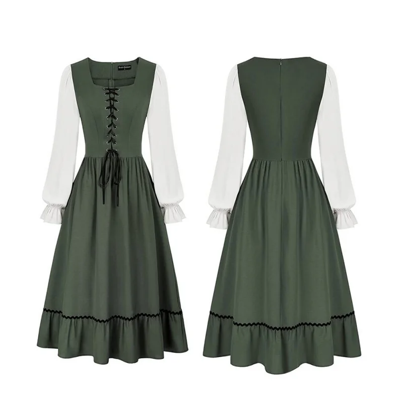 Women'S Vintage Court Medieval - đánh giá và giá Midi Dress