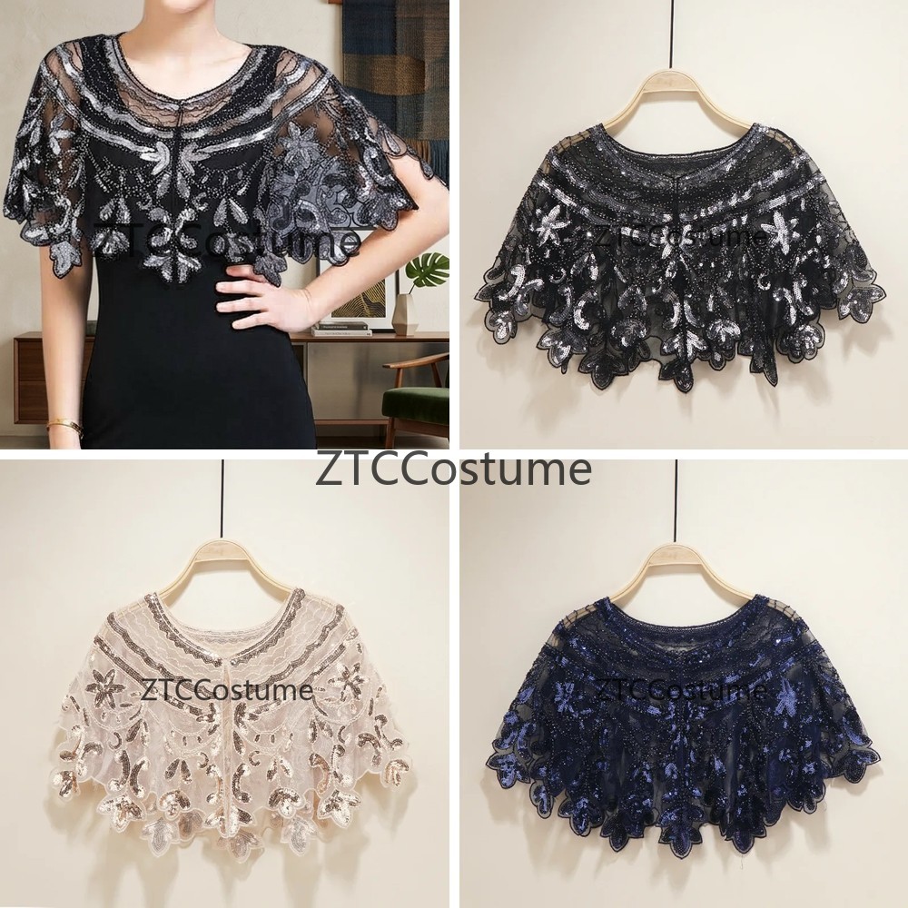 Vintage 1920s Flapper Dress wi - đánh giá và giá Evening Gown