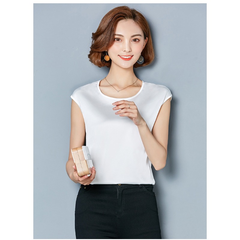 Sexy Silk vest women sleeveles - đánh giá và giá Silk Blouse