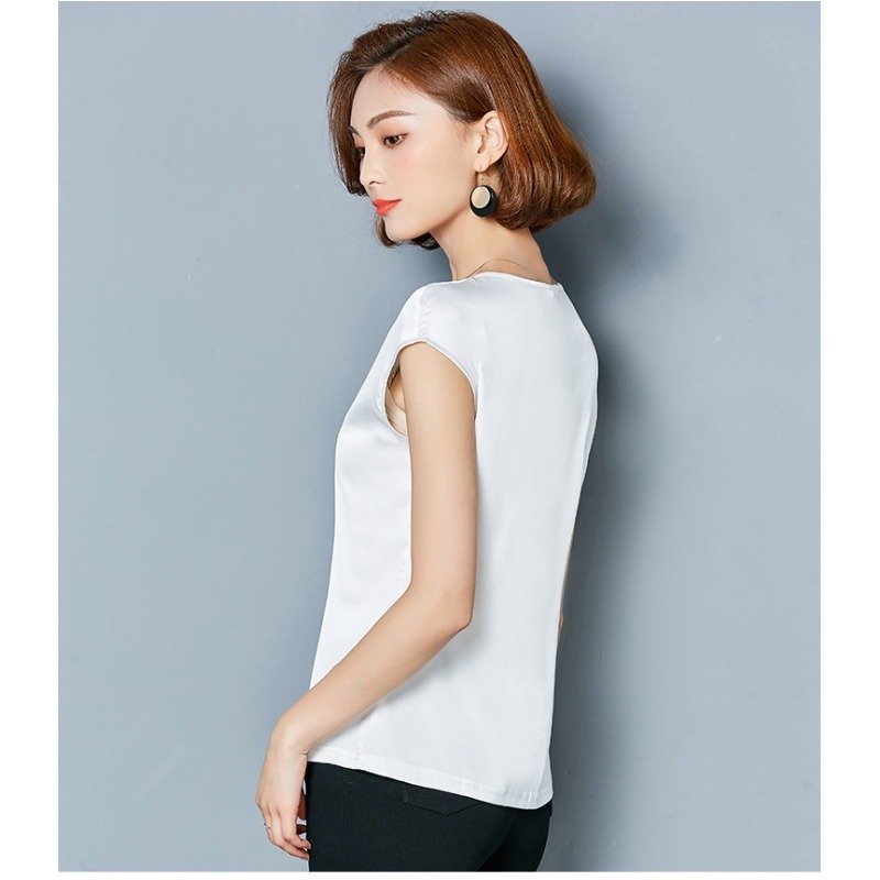 Sexy Silk vest women sleeveles - đánh giá và giá Silk Blouse