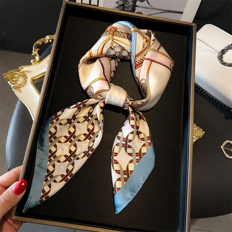 Luxury Female Square Scarf Cha - đánh giá và giá Silk Blouse