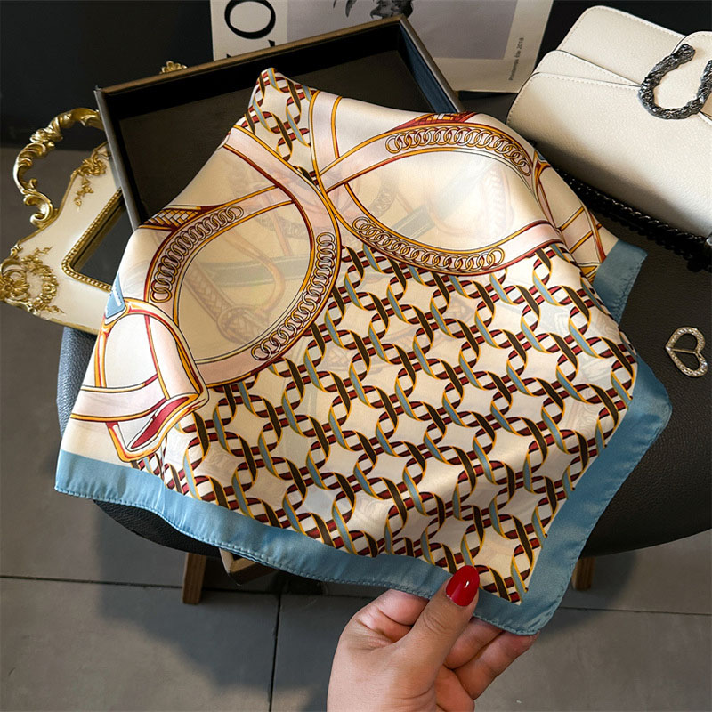 Luxury Female Square Scarf Cha - đánh giá và giá Silk Blouse
