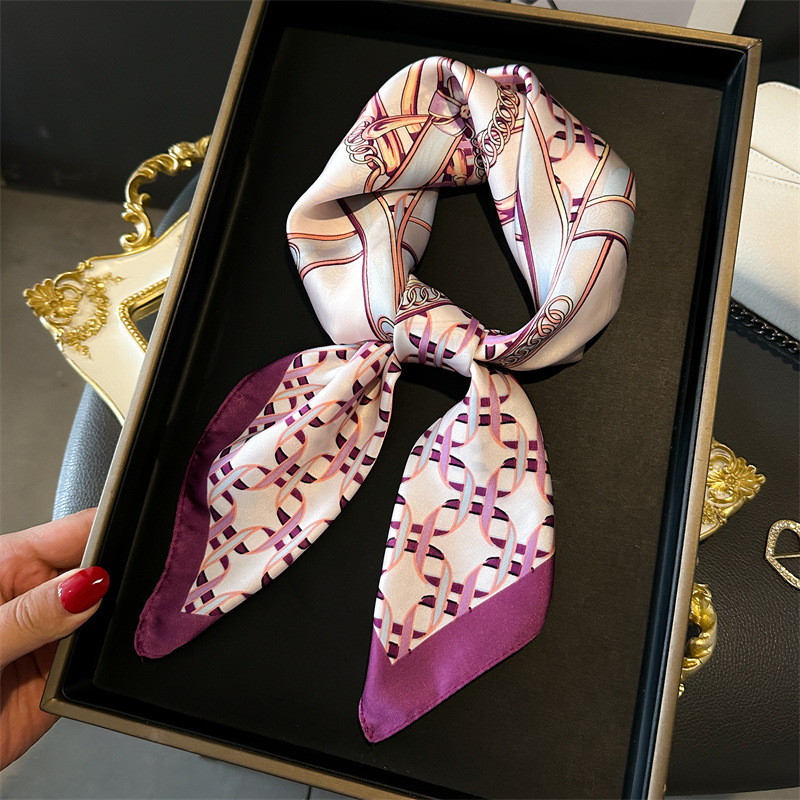 Luxury Female Square Scarf Cha - đánh giá và giá Silk Blouse